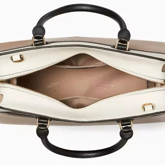 NWOT Kate Spade Black and Tan Shoulder Bag - Picture 4 of 4